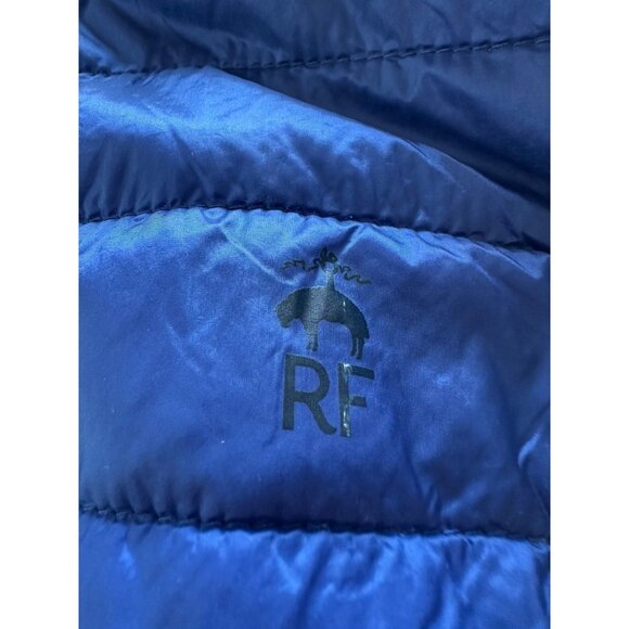 Brooks Brothers Red Fleece Puffer Vest Youth Large Blue Full Zip Lightweight - Picture 7 of 7